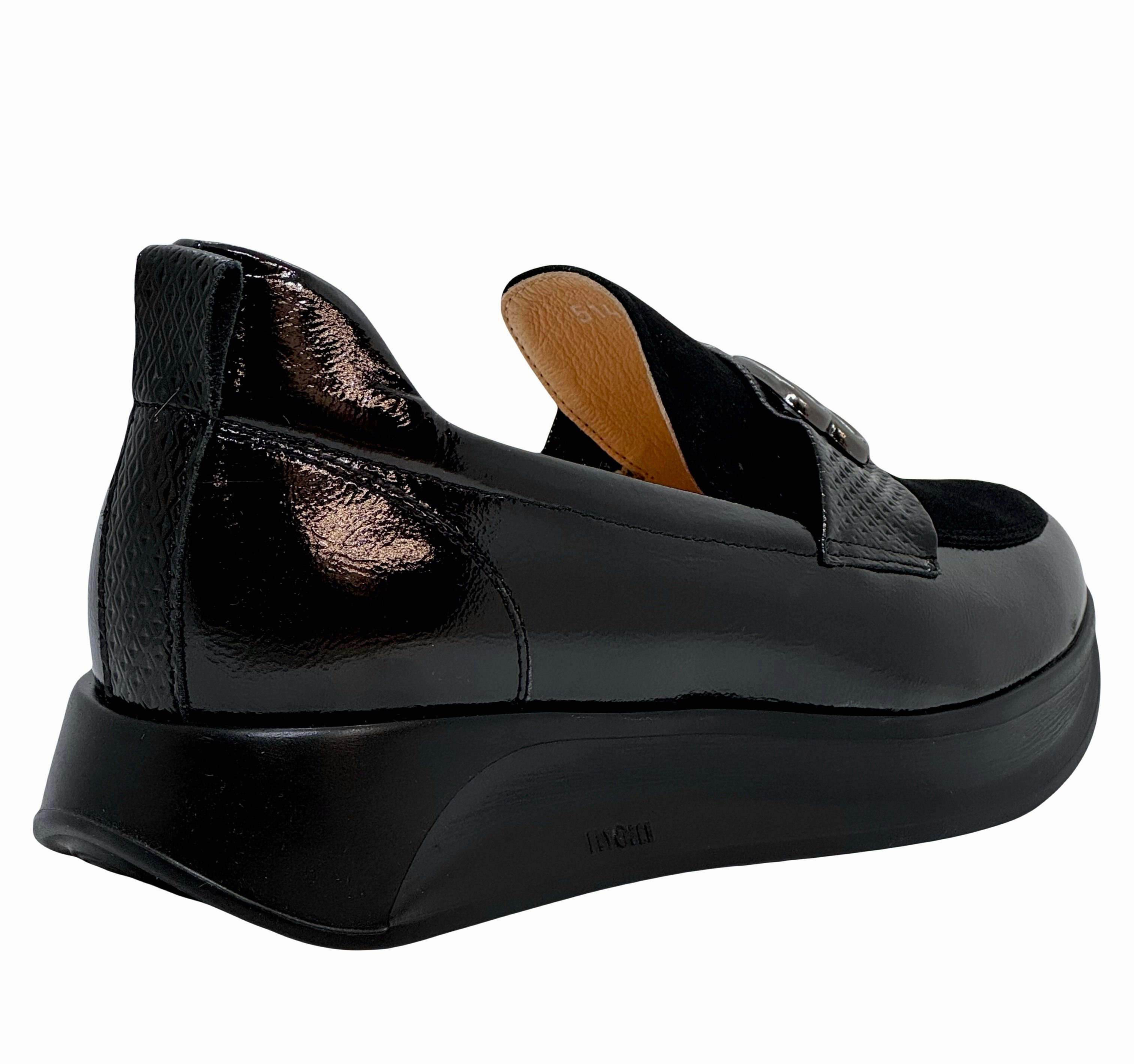 Bioeco Ladies Tab Front Flatform Loafer Gucci Chunky Loafers