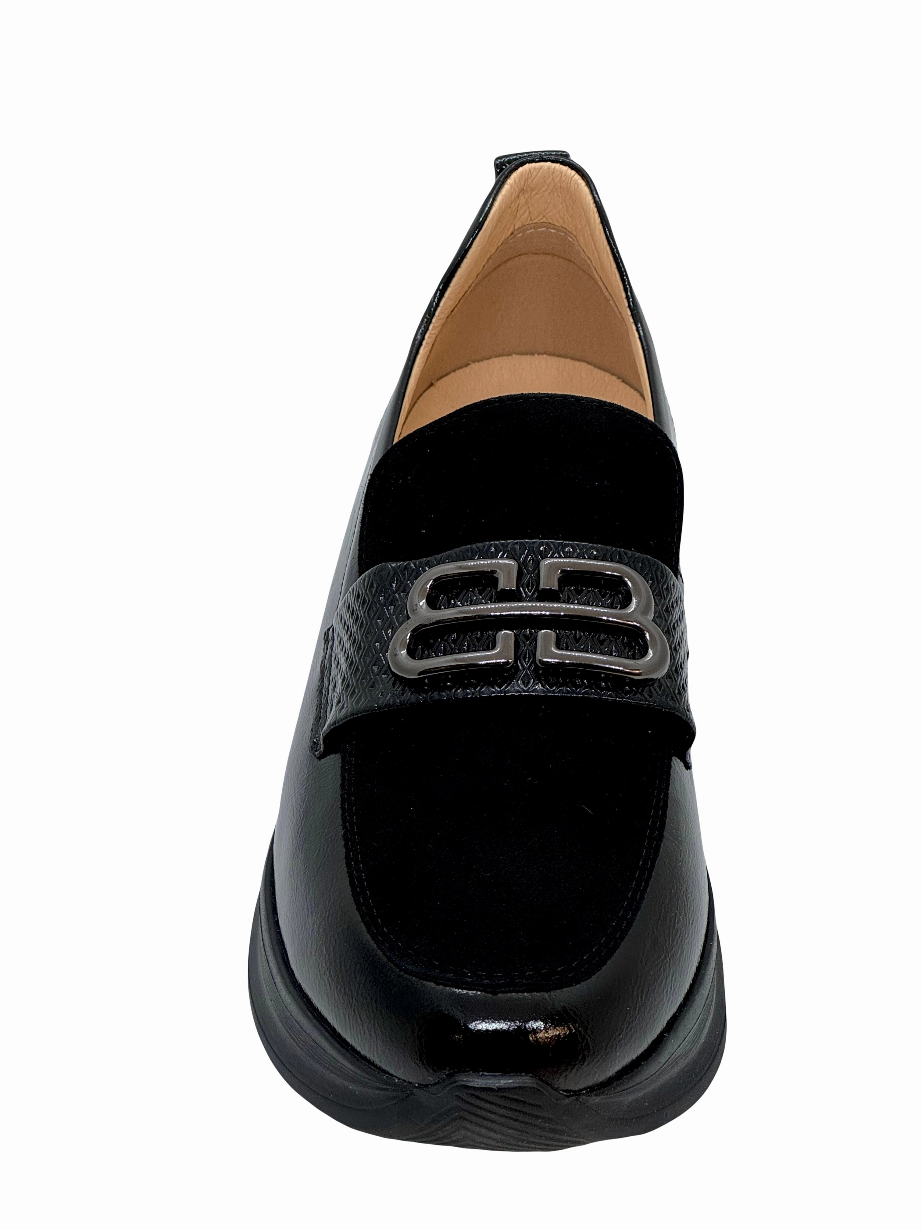 Oxfords Loafers Bioeco Ladies Tab Front Flatform Loafer