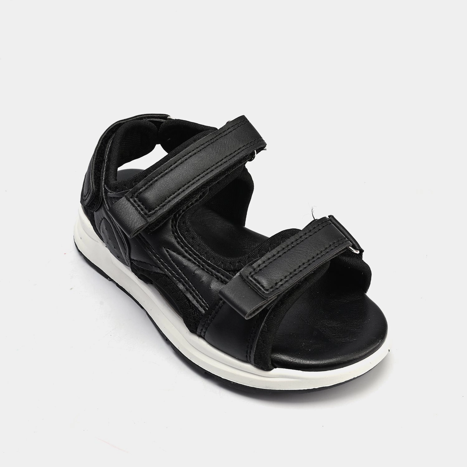 Boys Sandal 1017-4-BLACK Dress Sandals With Arch Support
