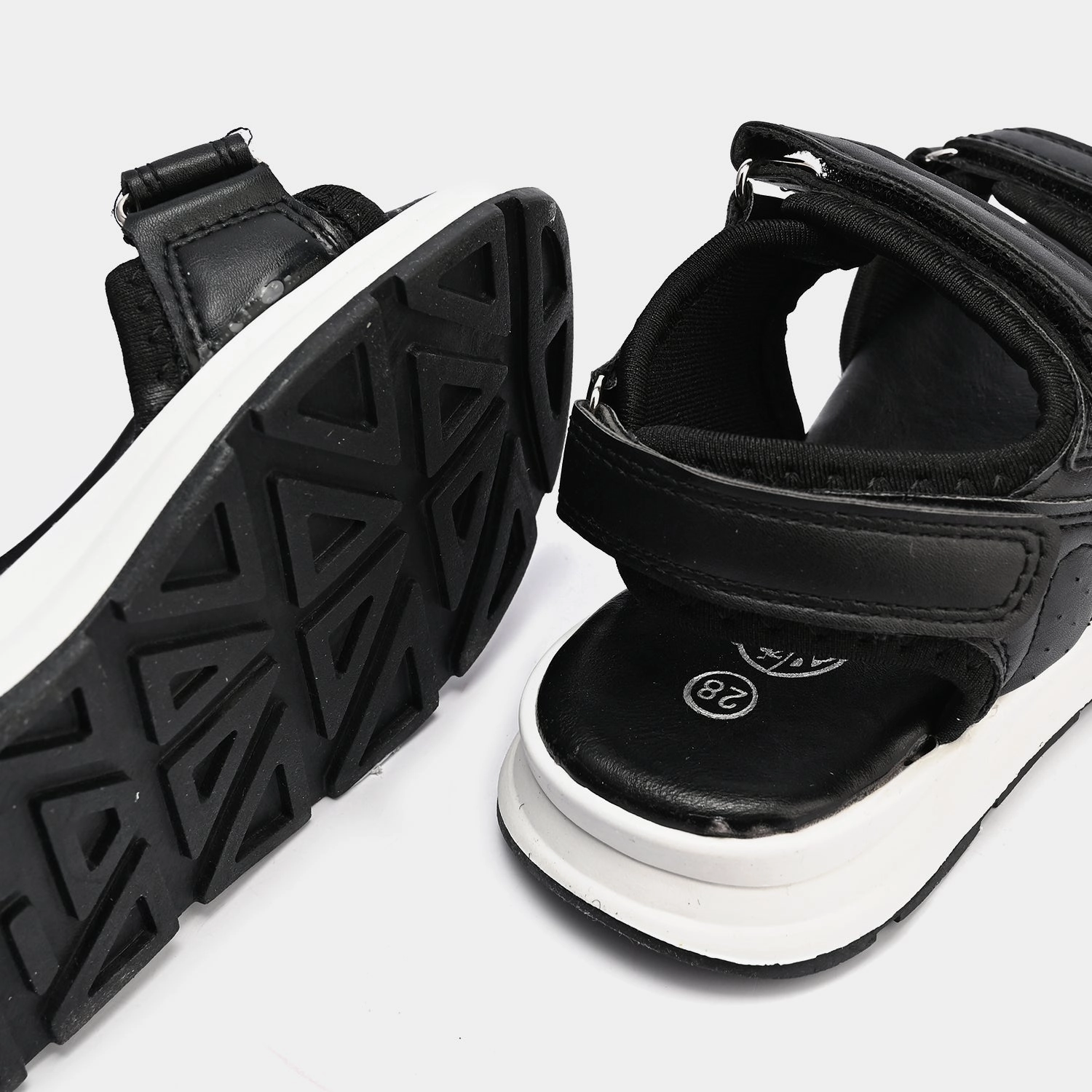 Comfy Sandals For Walking Boys Sandal 1017-4-BLACK