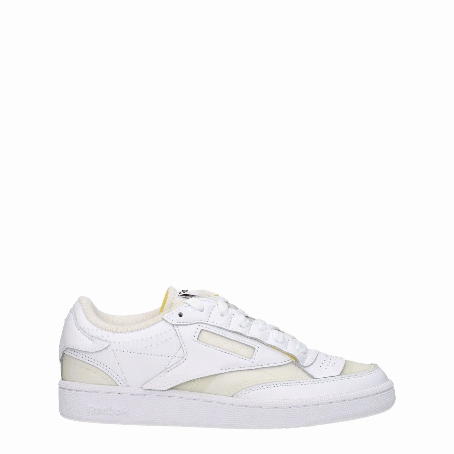 Maison Margiela White Fabric Low Top Sneakers Flat Bottomed Shoes