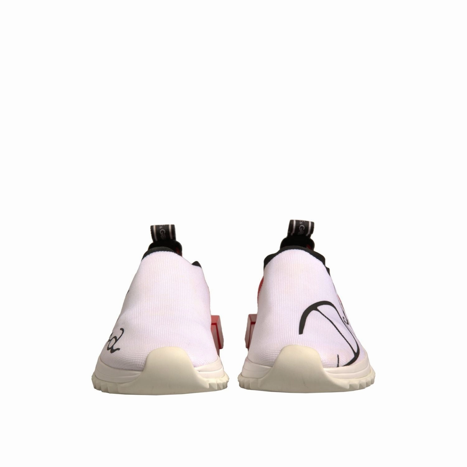 Best Hiking Sneakers Dolce & Gabbana White Red Low Top Sorrento Sneakers Shoes