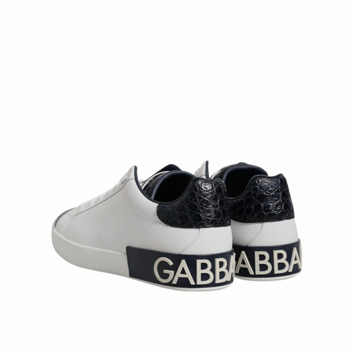 Dolce & Gabbana White Black Leather Portofino Sneaker Shoes Sneakers From Amazon