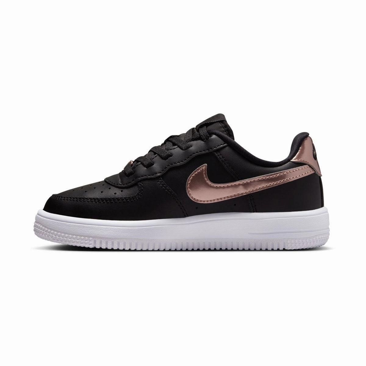 Nike Force 1 Low SE EasyOn 'Black & Metallic Red Bronze' Little Kids' Shoes Asics Running Shoes Novablast 3