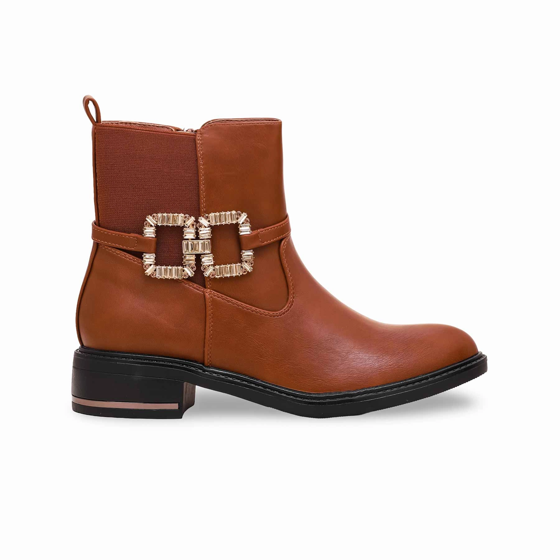 Brown Women Long Shoes WN9016 Best Work Shoes For Feet Standing All Day