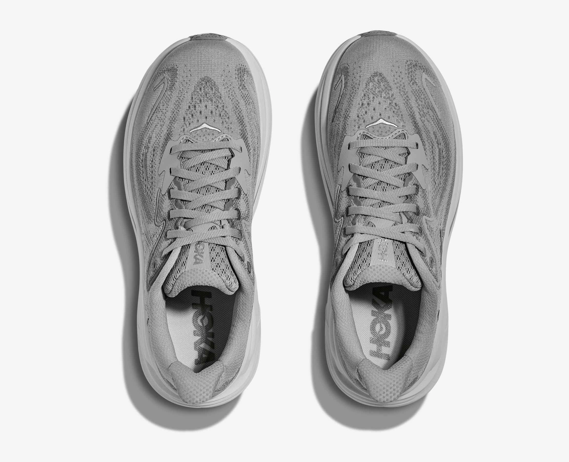 Women's HOKA Clifton 10 Running Shoe in Stellar Grey | Galactic Grey Best Running Shoes For Knee Pain