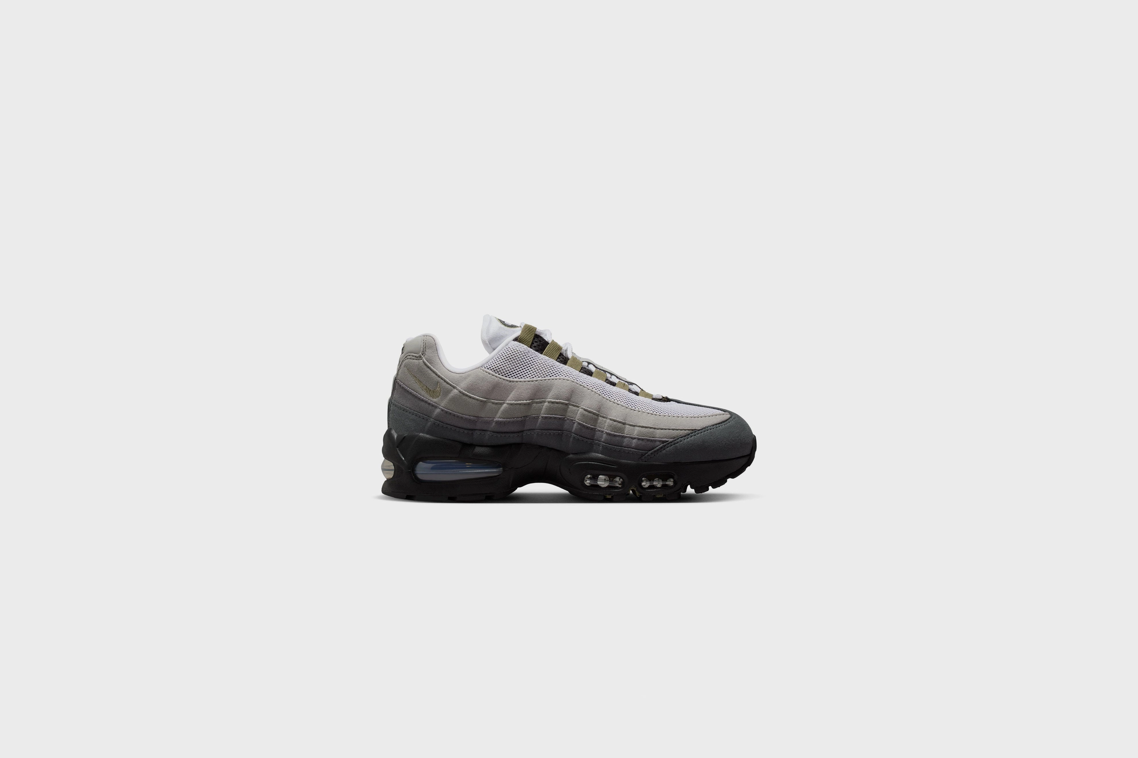 Most Comfortable Asics Running Shoes WMNS Nike Air Max 95 OG (Black/Medium Olive-White)