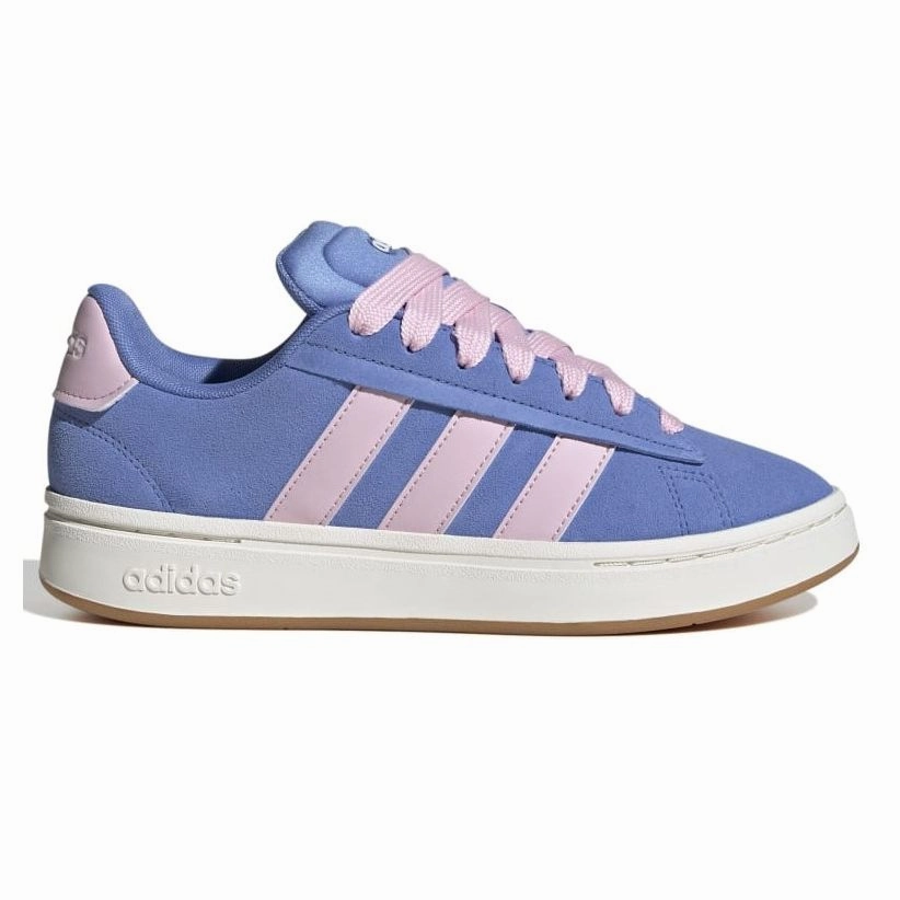 Adidas Grand Court Alpha 00's Ladies Shoes Blue Blue Fusion Clear Pink Wrestling Shoes Adidas Combat Speed