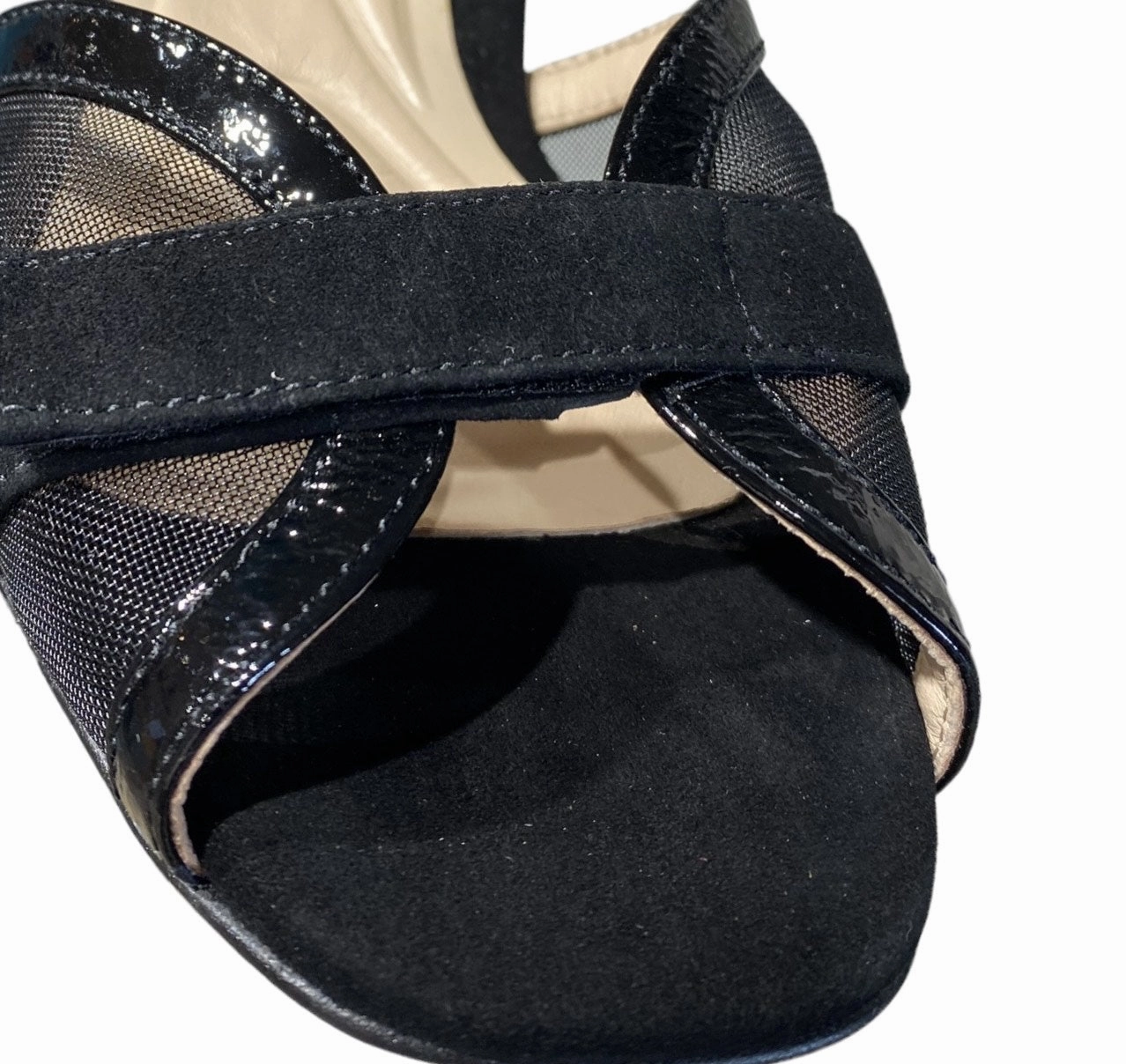 Sandals Rolls Royce Pie Santo 240031 Mesh Detail Dress Sandal