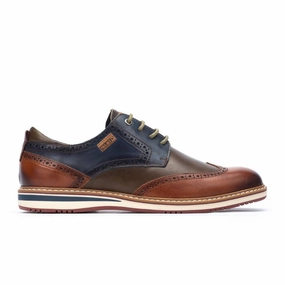Casual Golf Shoes Pikolinos Avila M1T-4191C1 Oxford (Men) - Brandy Leather