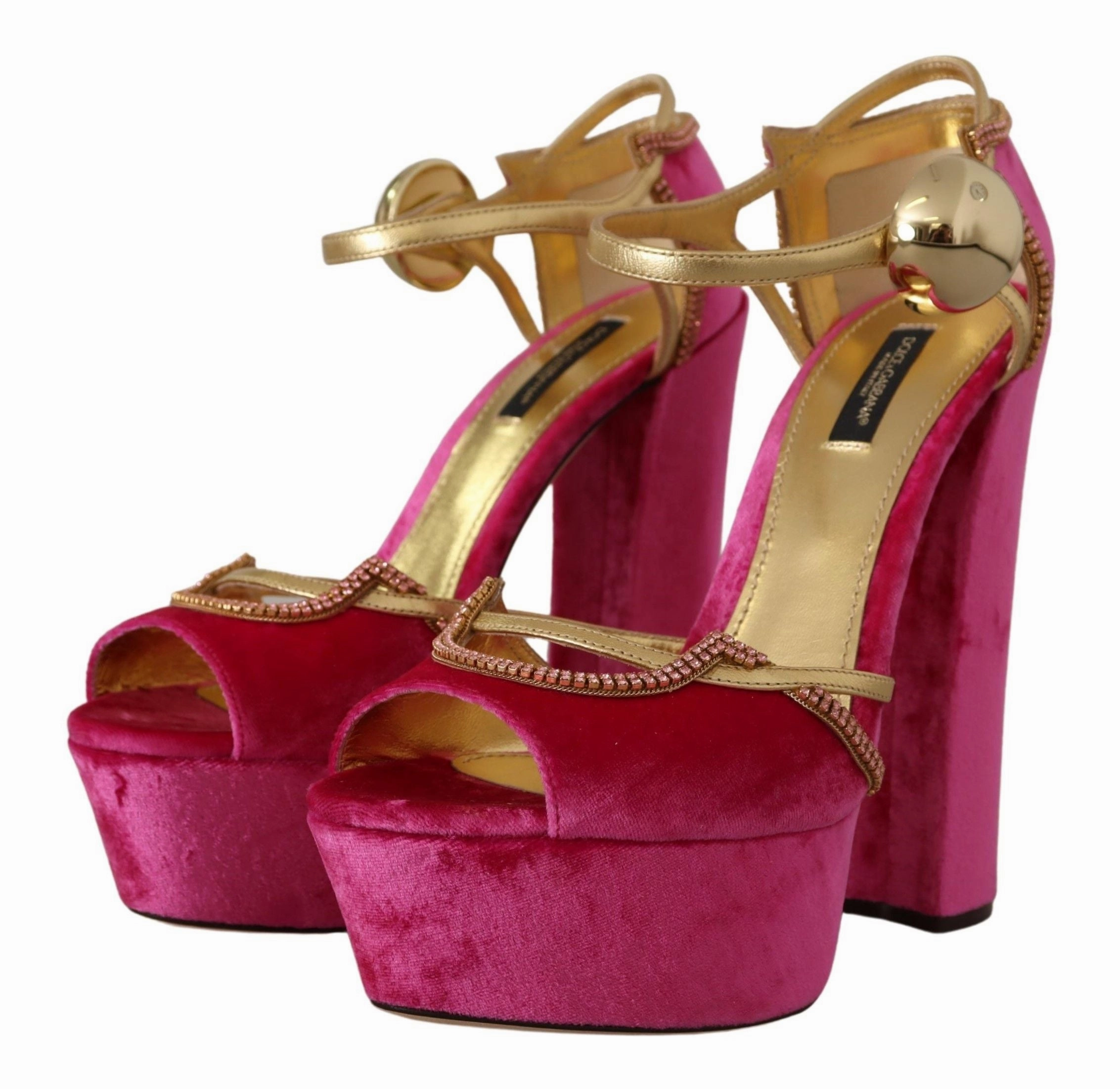 Sandals For Bunions Pink Velvet Crystal Ankle Strap Sandals Shoes