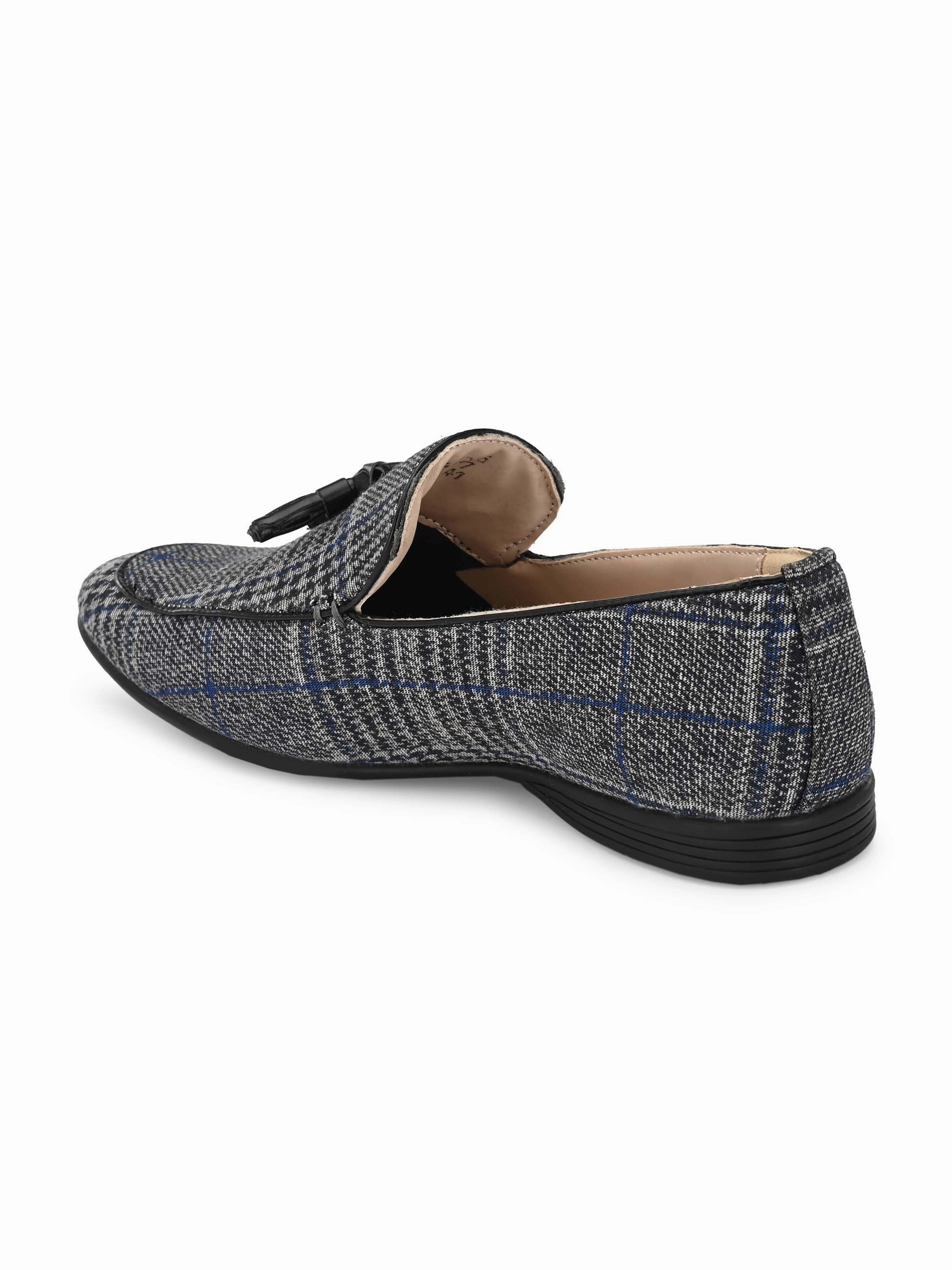 Plaid Tassel Loafers Marni Sabot Loafers