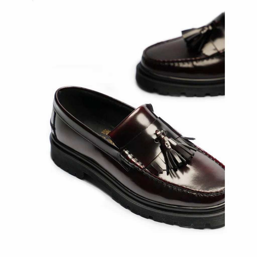 Playboy Florida Polido leather Bordo polido loafers Miista Airi Loafers