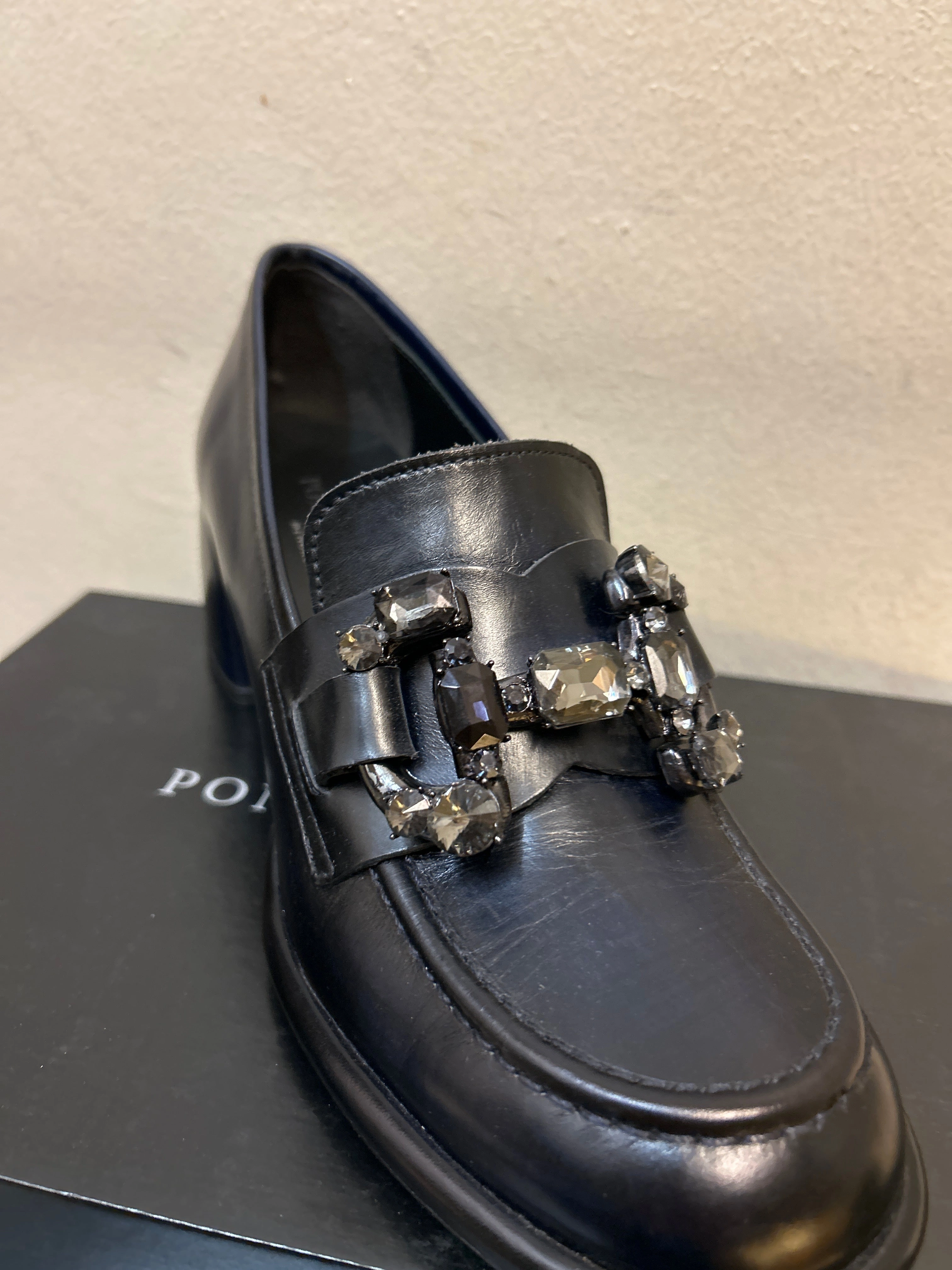 PONS QUINTANA | WOMEN'S LOAFERS | EMILIA ROYAL NEPAL BLACK | Varvatos Loafers