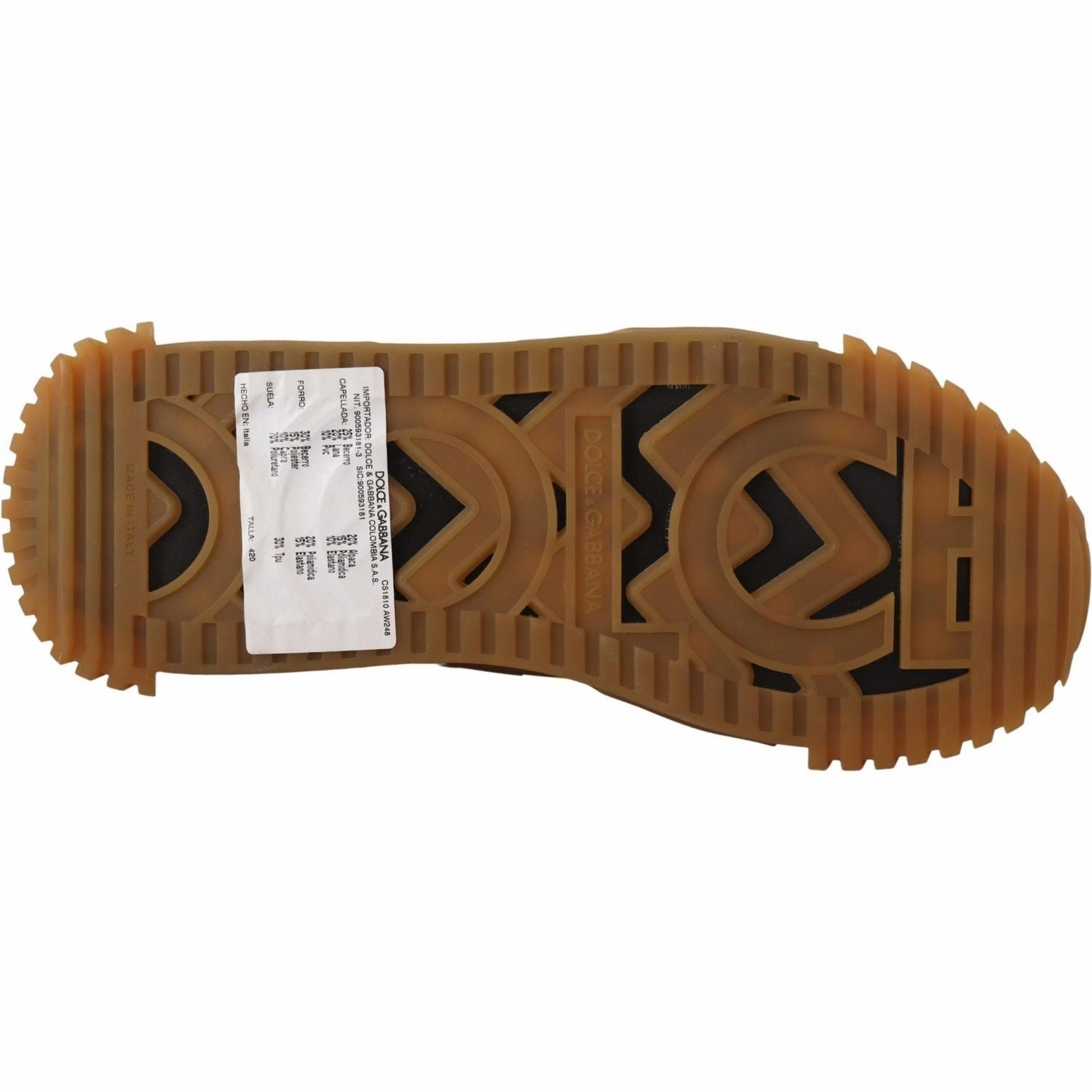 Wings Sneakers Dolce & Gabbana Black White Fabric Lace Up NS1 Sneakers