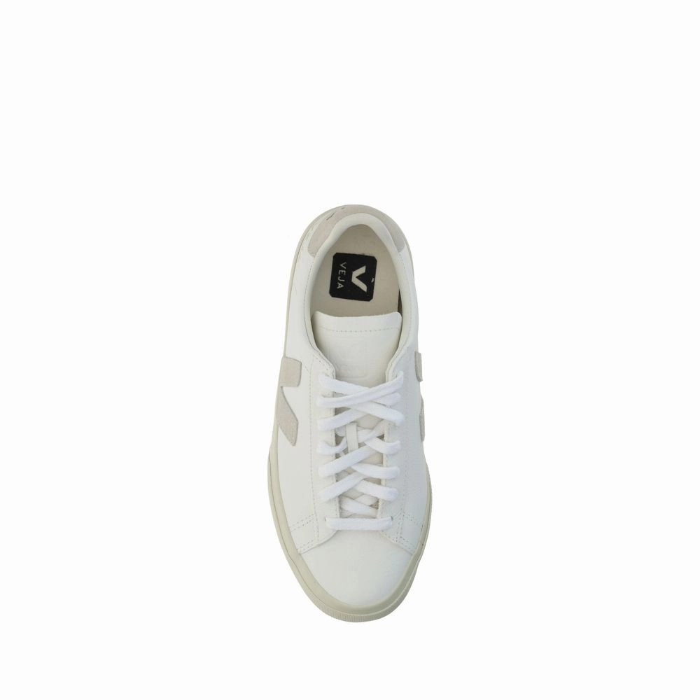 Shoes Vs Sneakers Veja White Calf Leather Bos Taurus Low Top Sneakers