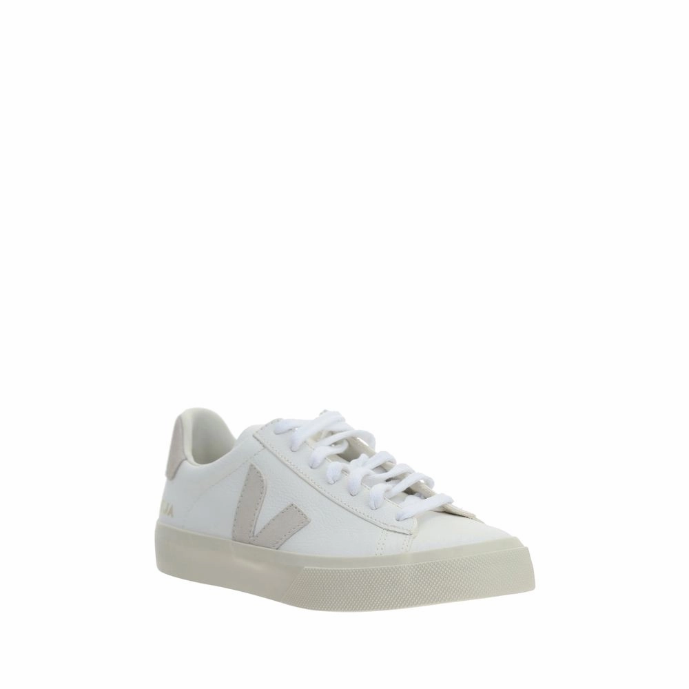 Veja White Calf Leather Bos Taurus Low Top Sneakers Best Sneakers For Flat Feet