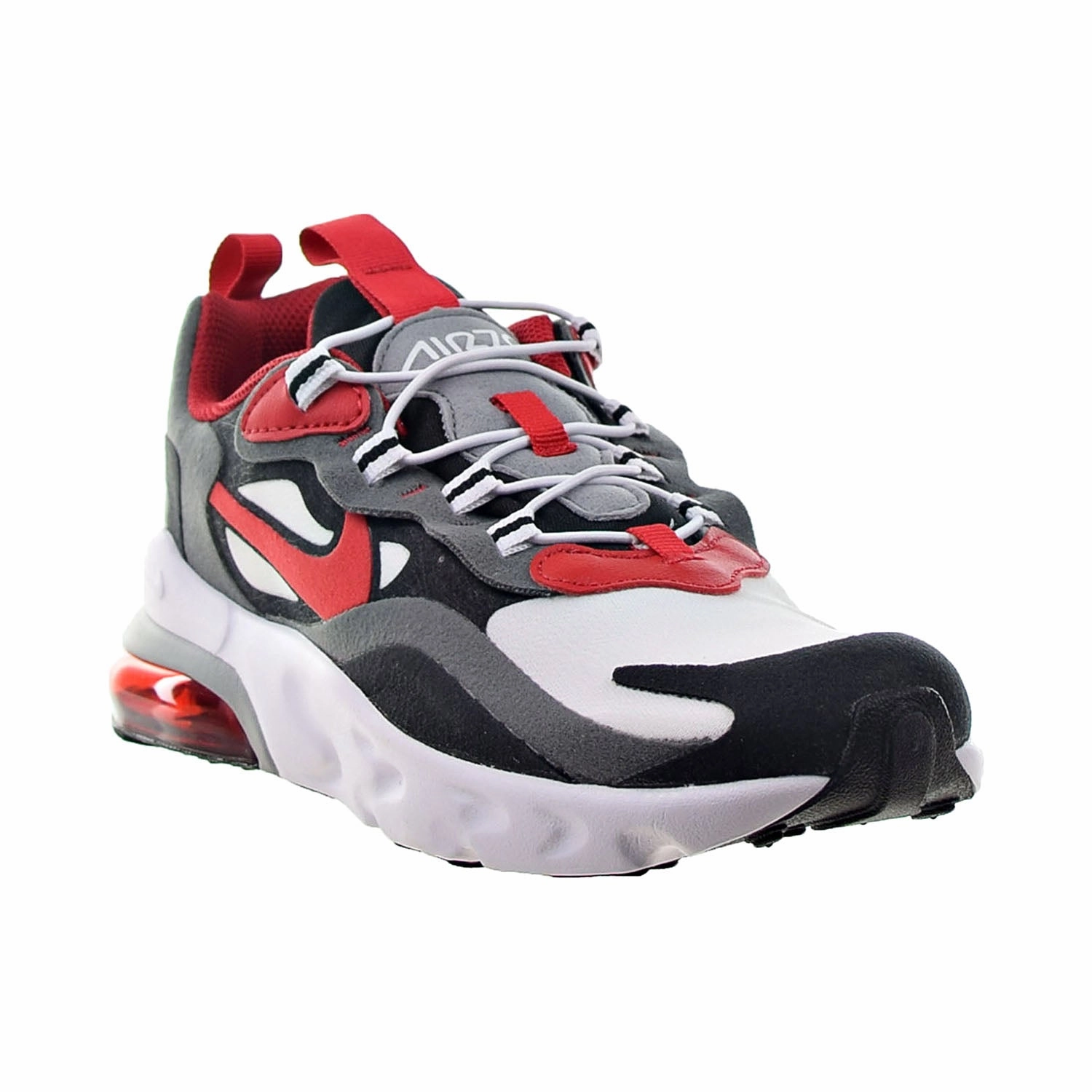 Taka Asics Shoes Nike Air Max 270 React Little Kids' Shoes Black-Vast Grey-University Red