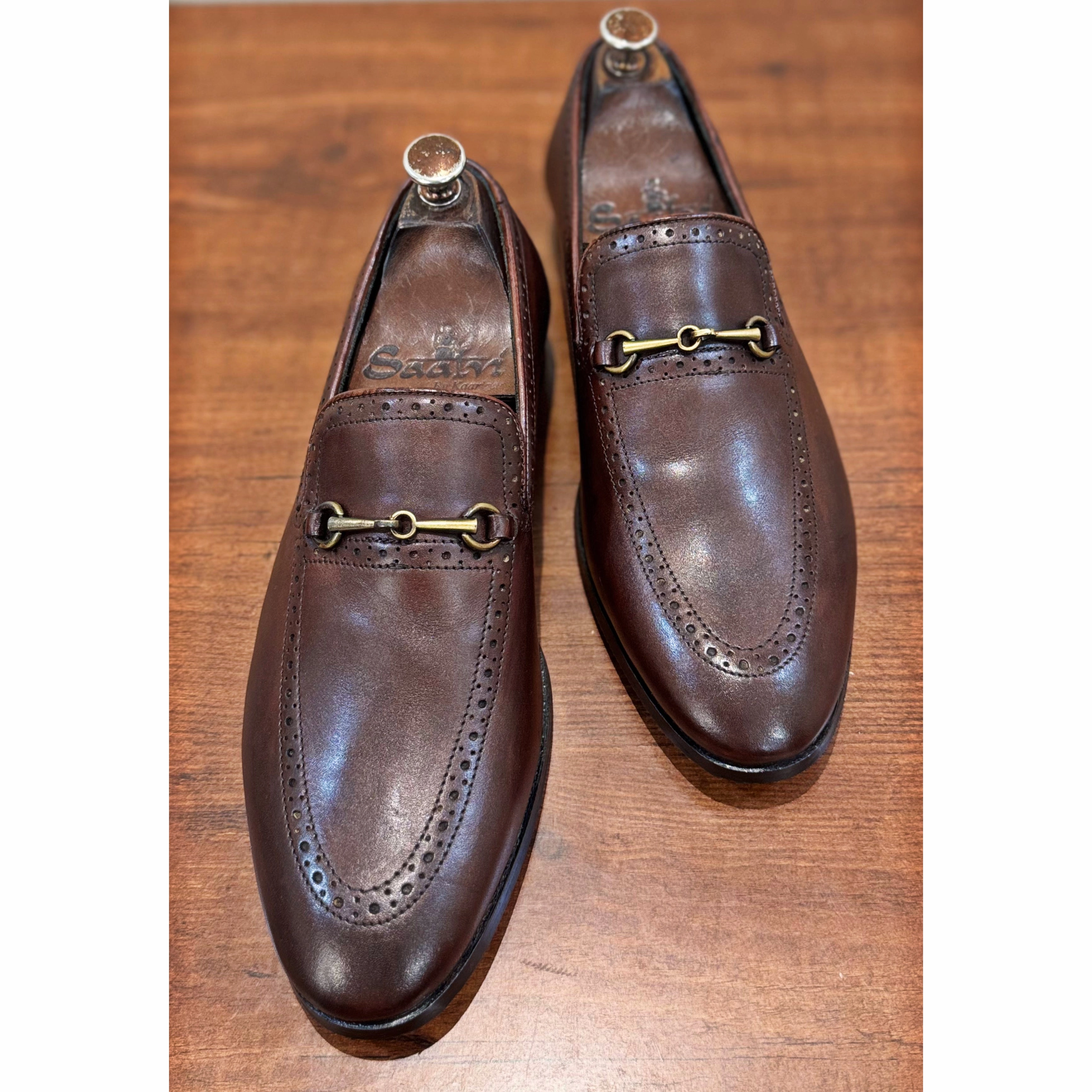Semi Brogue Loafers Brown Most Comfortable Loafers For Wide Feet