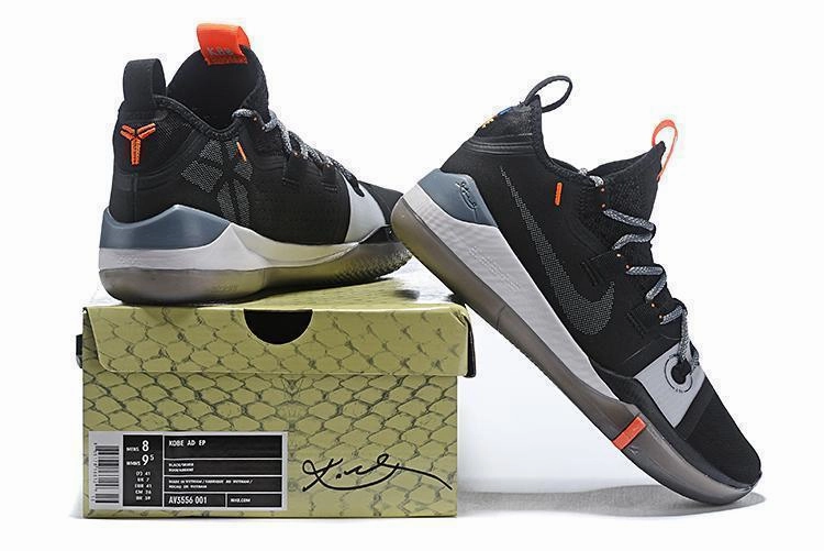 Asics Outlet Running Shoes Nike Kobe AD Basketball Shoes Black Grey