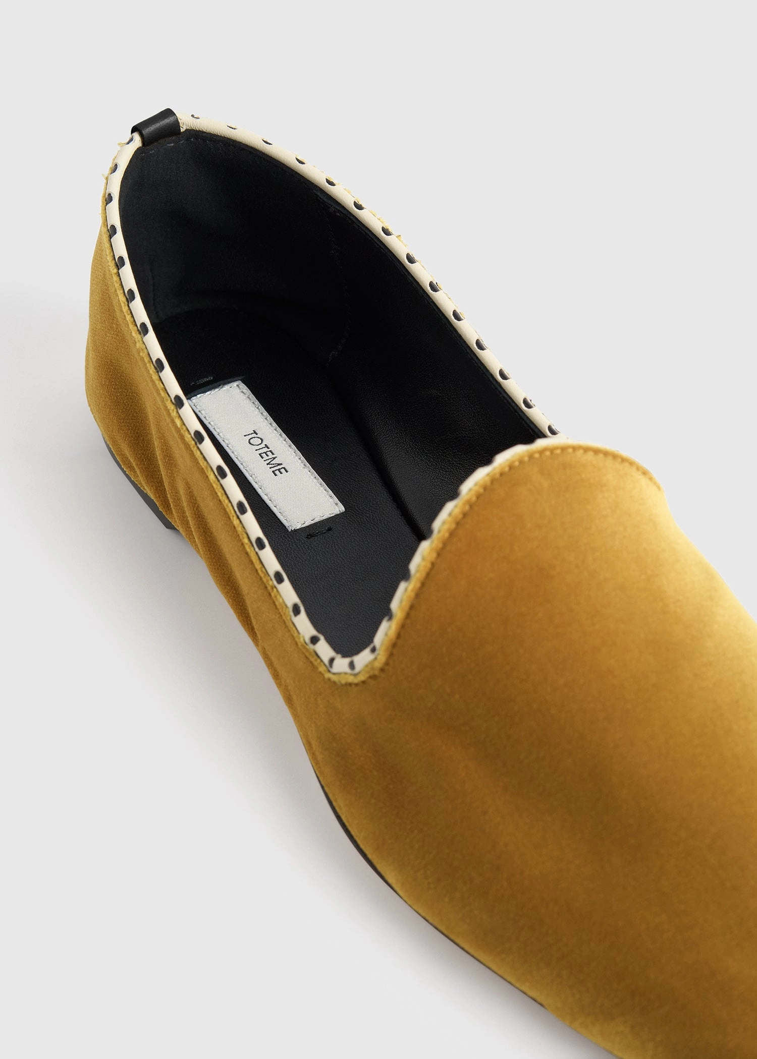 Elkhide Slippers Velvet venetian slippers saffron