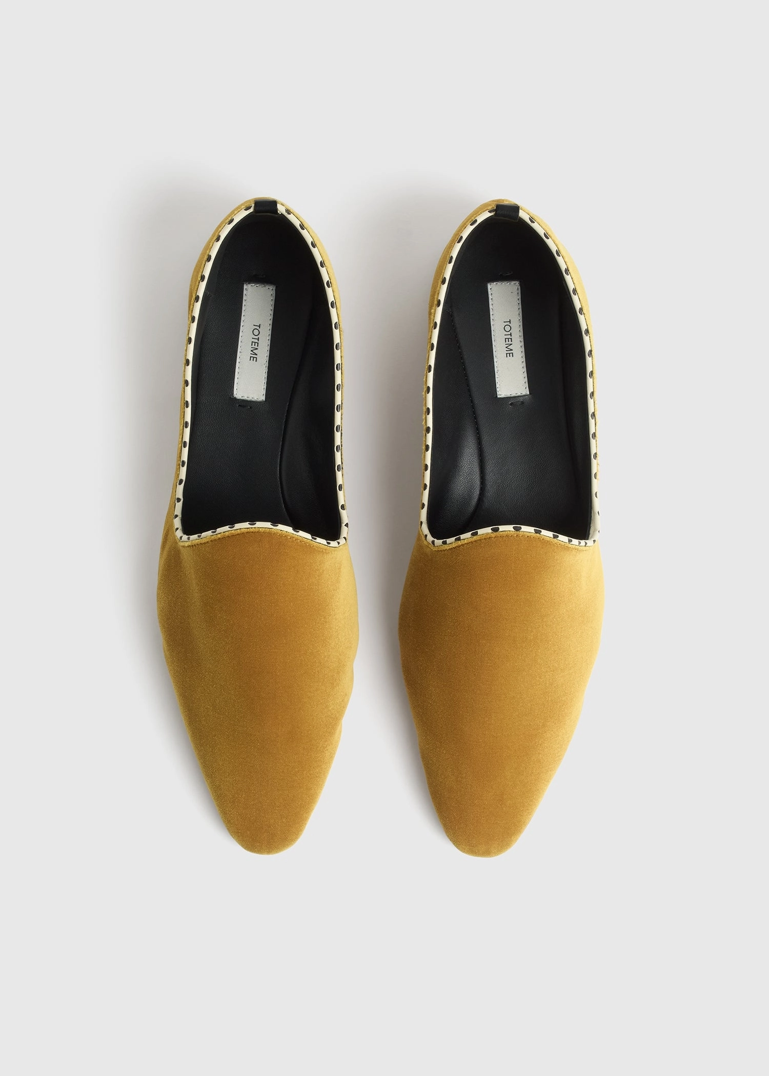 Casual Slippers Velvet venetian slippers saffron