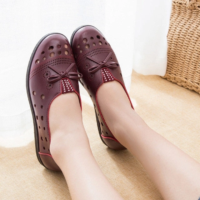 Cheap Shoes Women Leather Flats Female Flats Spring Shoes 2020 Classic Women's Loafers Casual Leather Shoes