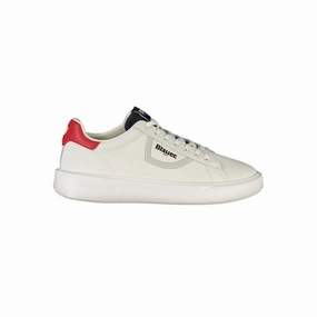 Blauer White Leather Men Sneaker Nurse Sneakers