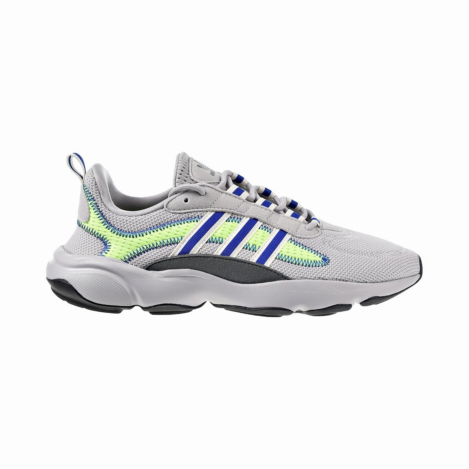 Adidas Haiwee Men's Shoes Grey Two-Royal Blue-Signal Green Powerlifting Shoes Adidas
