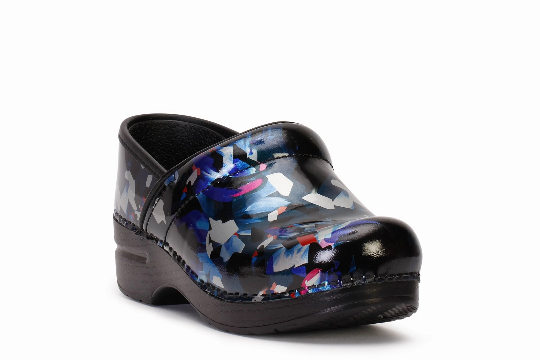 Casual Crocodile Shoes Professional Floral Patent