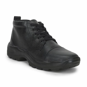 Best Casual Wide Shoes Freedom By Liberty Mens OXFORD5132 Defence Lacing Black Boots