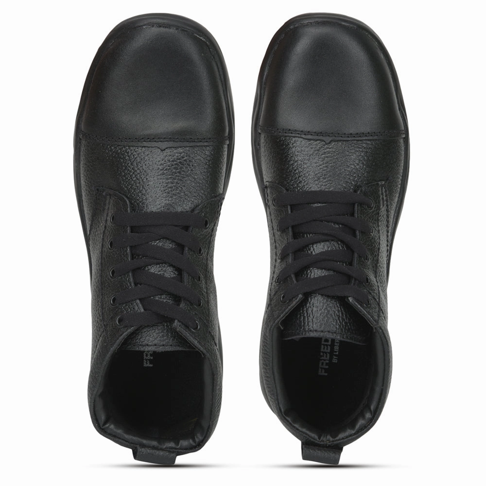 Freedom By Liberty Mens OXFORD5132 Defence Lacing Black Boots Best Comfortable Casual Dress Shoes