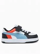 Puma Caven 2.0 Retro Ac  Trainer - White/Cool Blue/Black Sneakers Squeak When I Walk