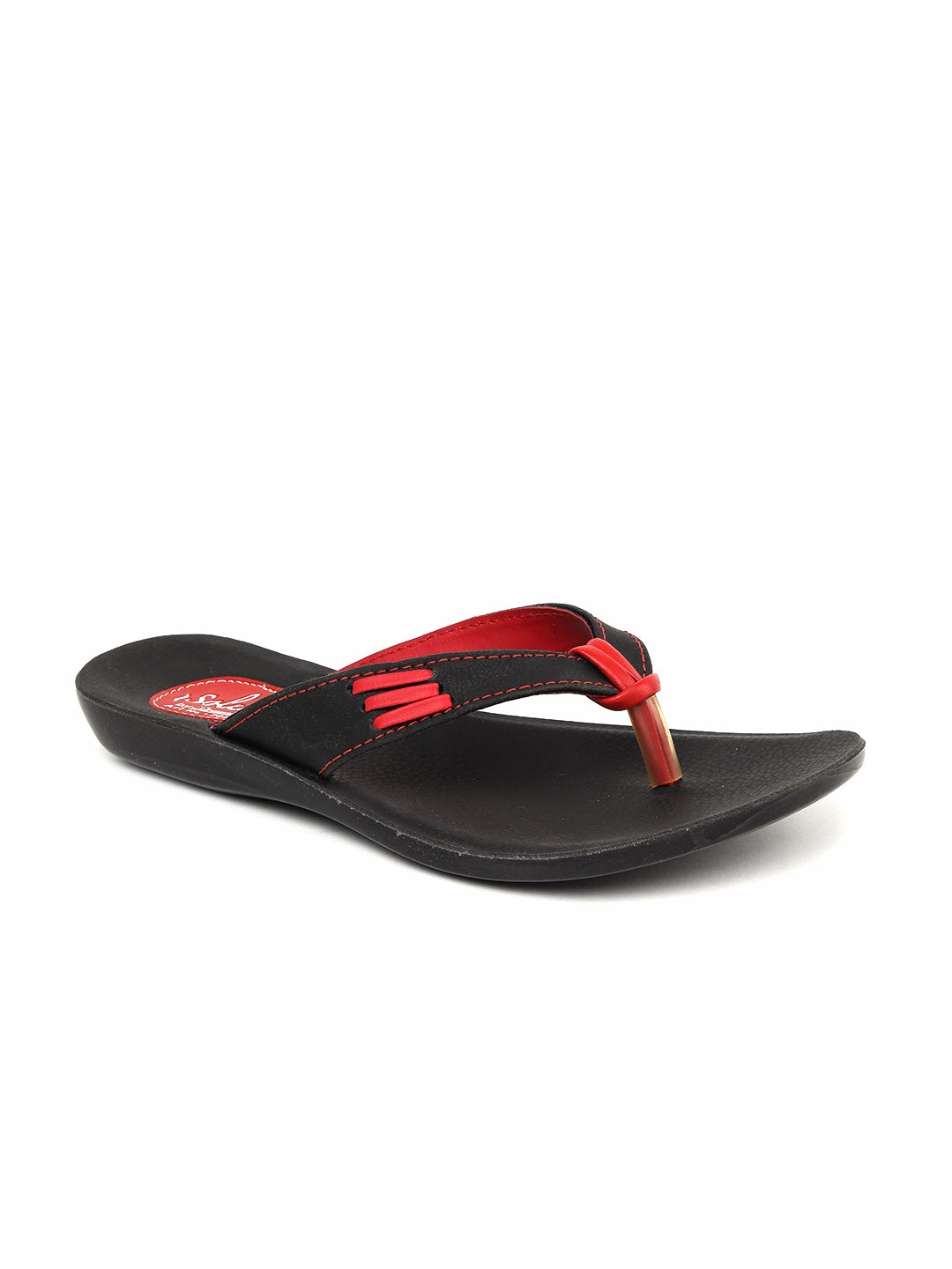 Women's Solea Red Flip-Flops Flip Flops And Army Pants