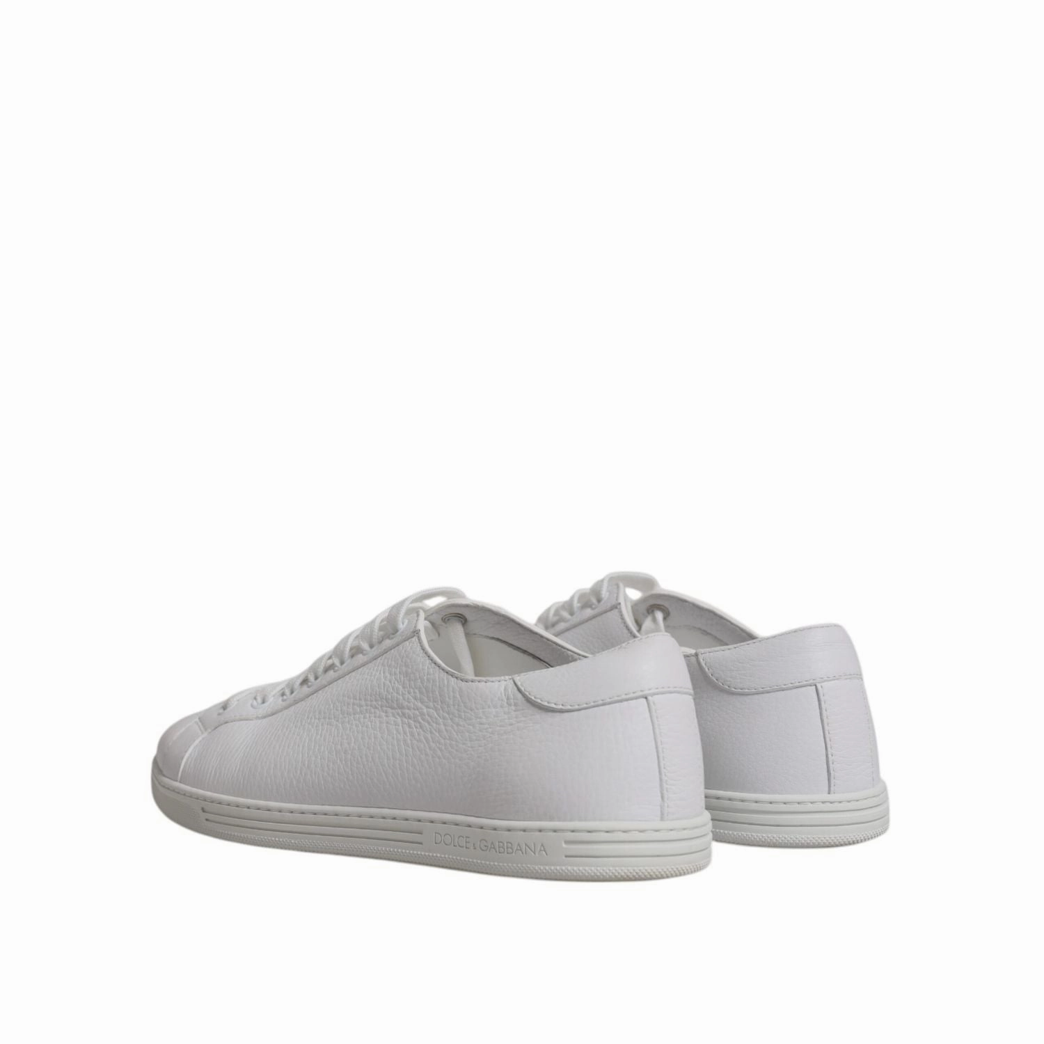 Dolce & Gabbana White Low Top Men Saint Tropez Sneakers Shoes Foot Sneakers