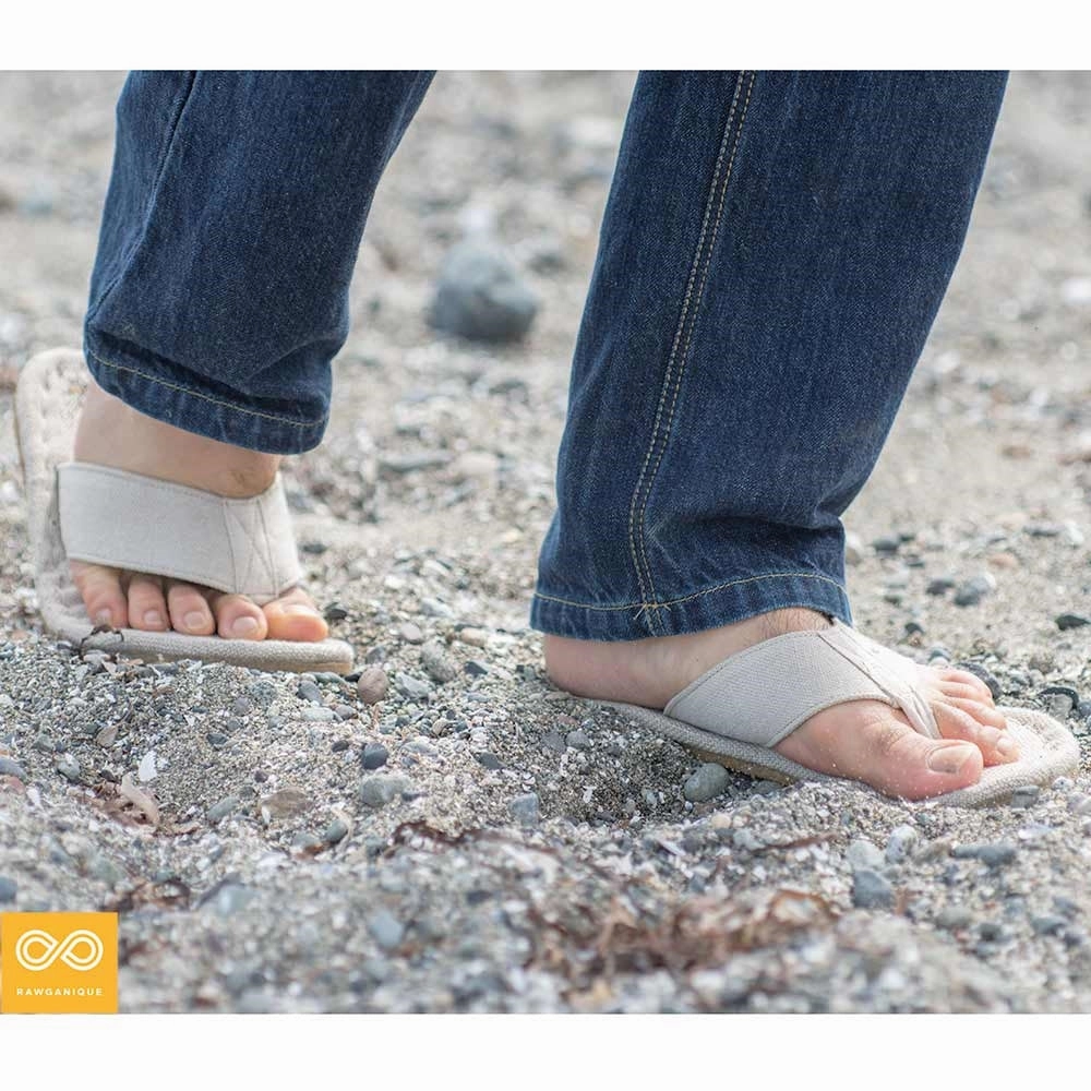 BAHAMAS Hemp Flip-Flops Classic Design (No Lace) Step In Sandals