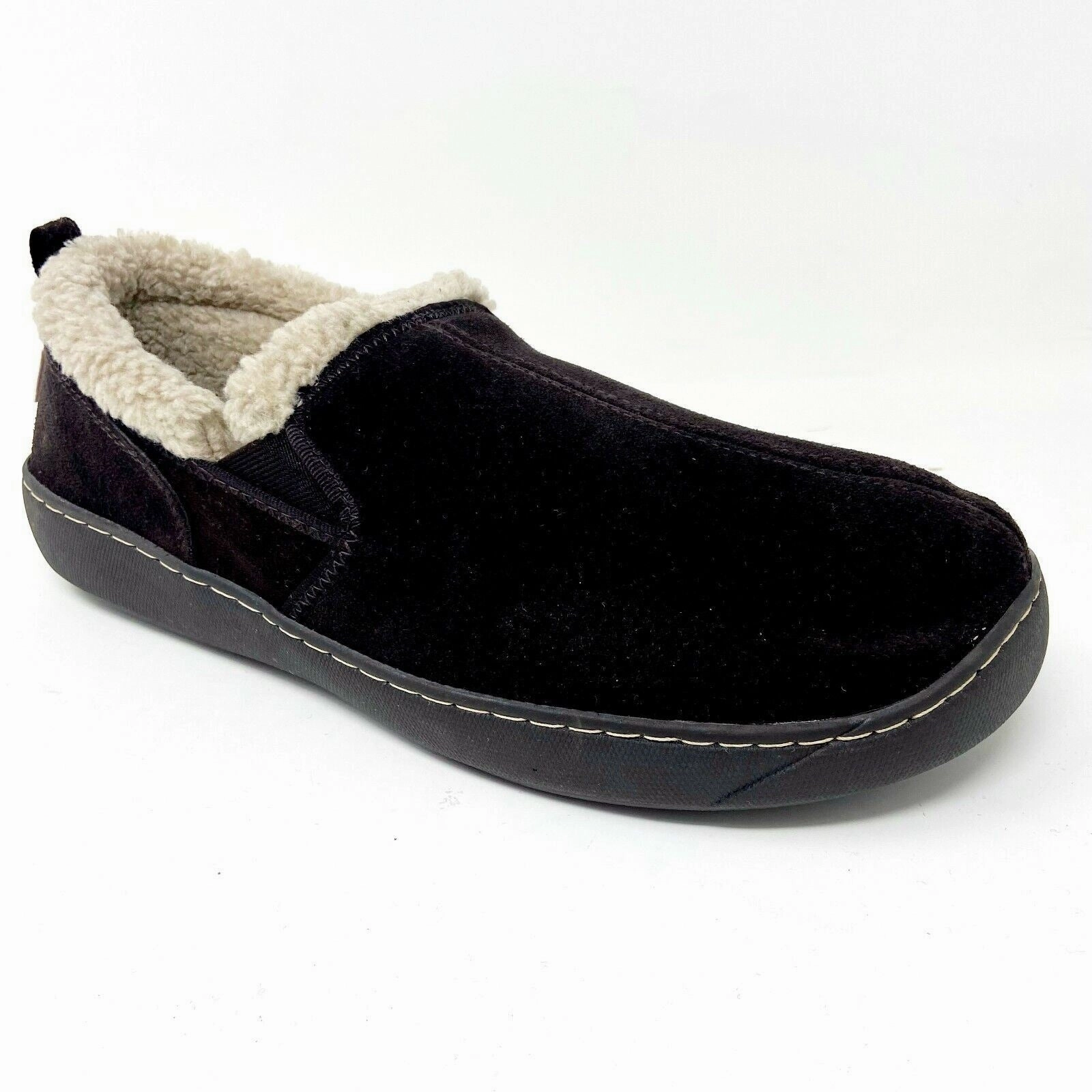 Usmc Slippers Tamarac Prescott Rootbeer Cowhide Mens Slip On Comfort Slippers