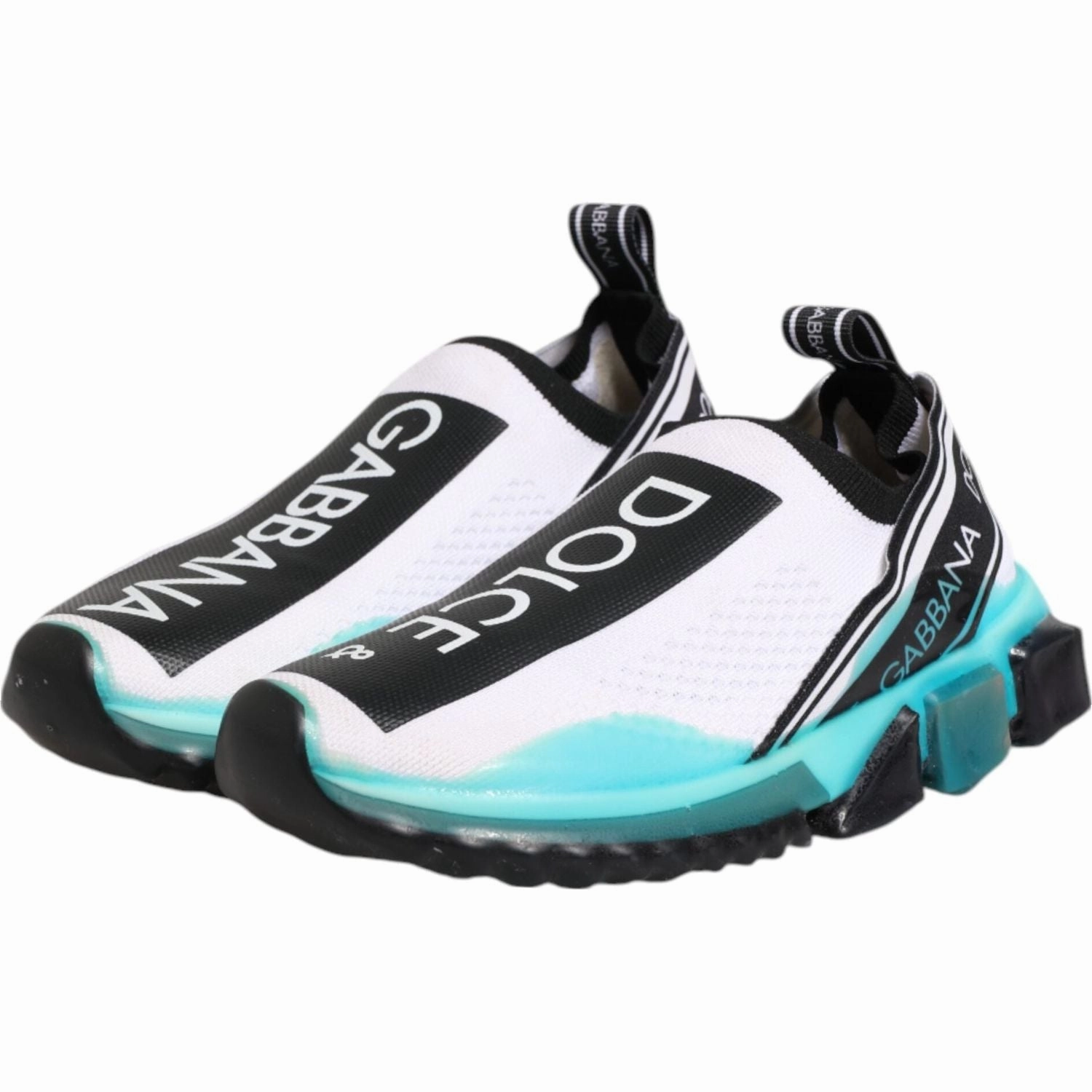 Sneakers Wedge Heel Dolce & Gabbana White Sorrento Slip On Low Top Sneakers Shoes