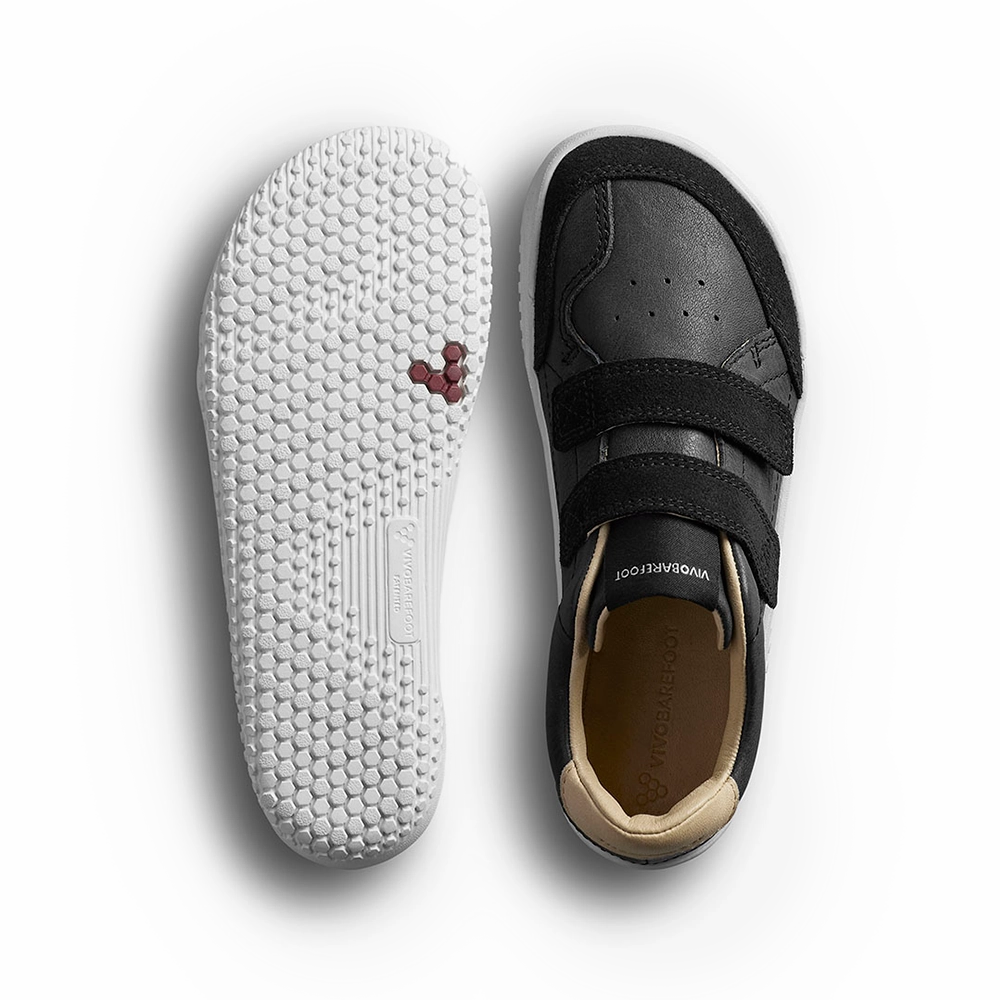 Best Casual Shoes For Office Vivobarefoot Gobi Sneaker Kids Obsidian