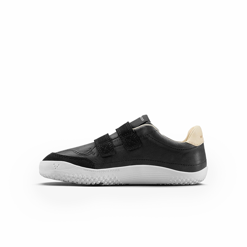 Vivobarefoot Gobi Sneaker Kids Obsidian Crocodile Casual Shoes