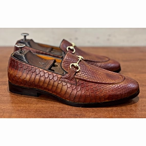 Loafers History Python Horsebit Loafers Tan
