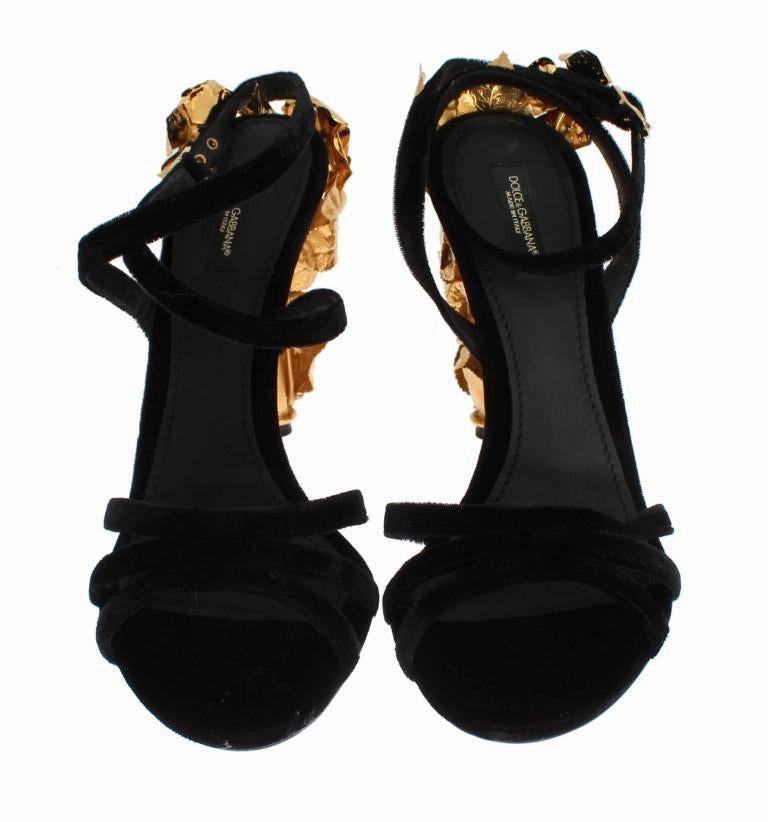 Best Waterproof Sandals Black Velvet Gold Leaf Sandal Shoes