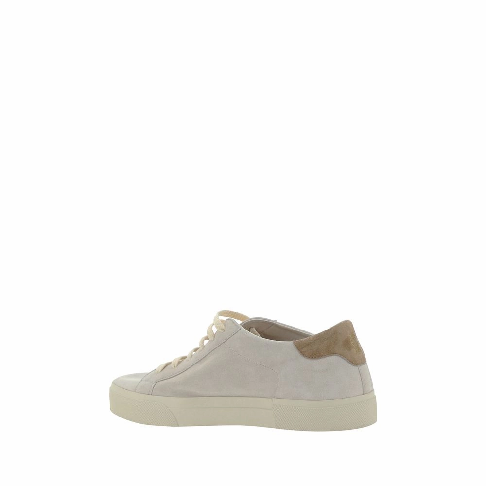 Trail Sneakers Brunello Cucinelli Cream White Leather Sneakers