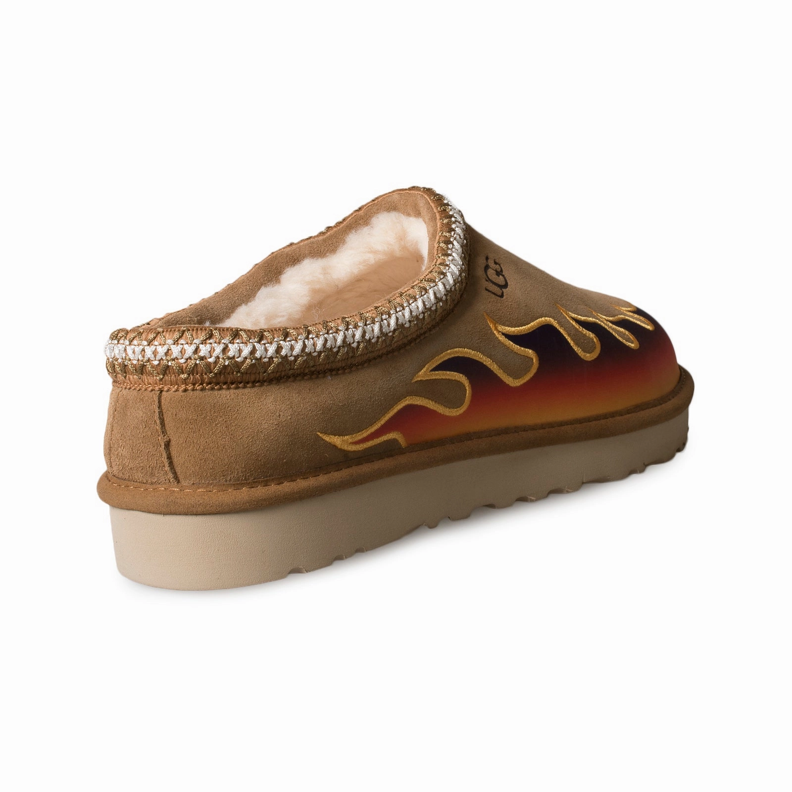 UGG Tasman Flame Chestnut Slippers - Men's Ty Slippers