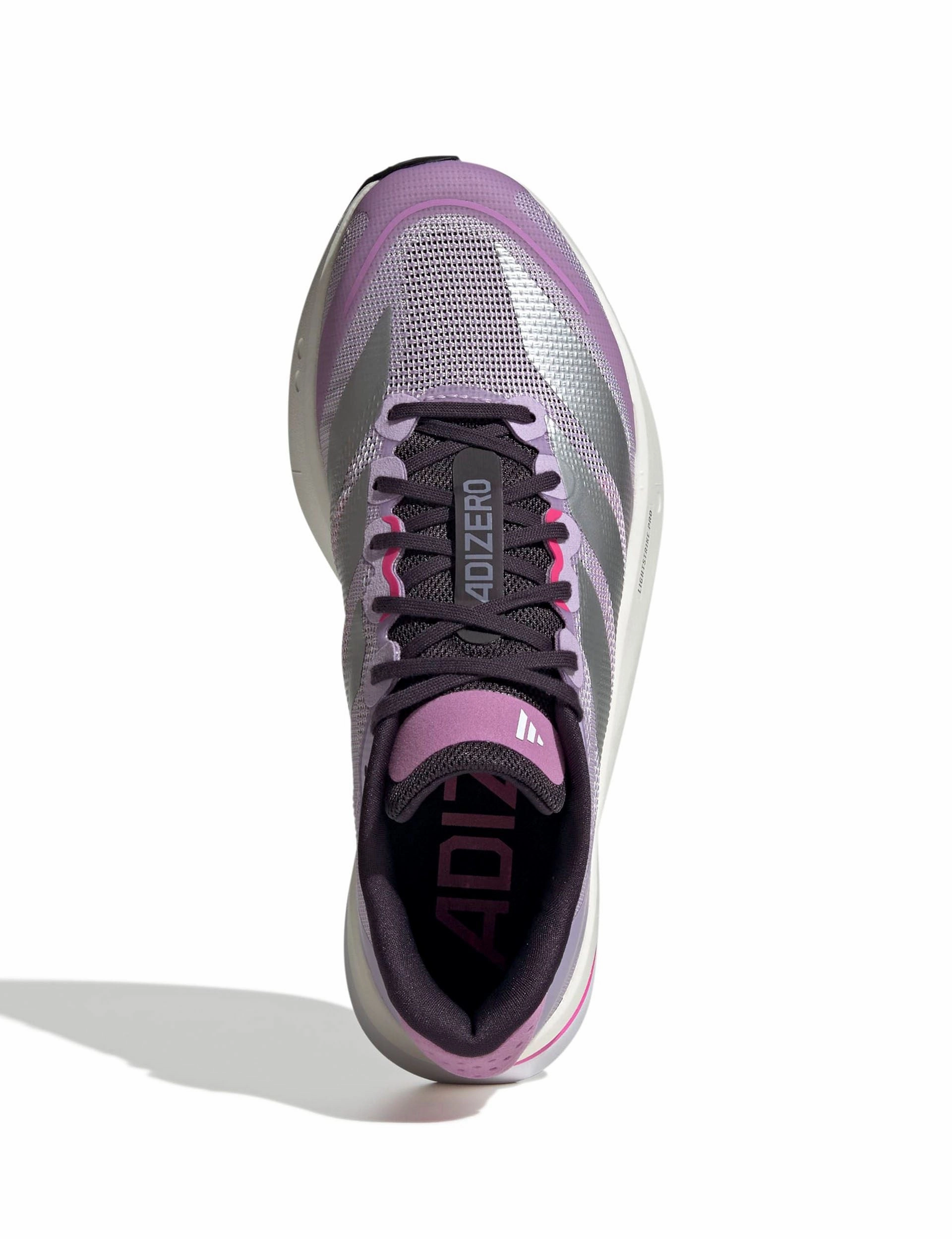 Adidas Supernova Shoes Adizero Boston 13 Shoes - Powder Plum/Silver Metallic/Shock Pink
