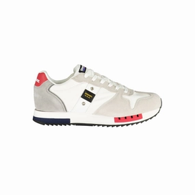 Design My Own Sneakers Blauer White Polyethylene Men Sneaker