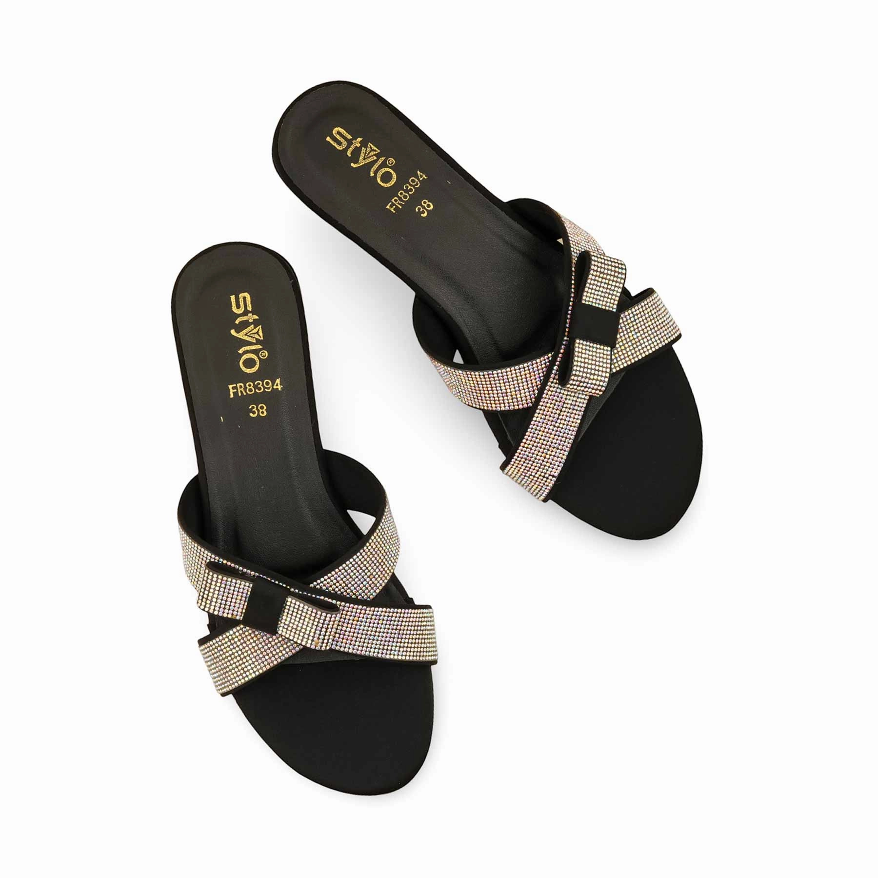 Stich Slippers Black Formal Slipper FR8394