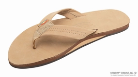 Sandals Price RAINBOW MEN'S SINGLE LAYER THICKSTRAP SIERRA BROWN
