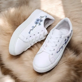 Flat Sole Formal Shoes Raisina flower sneaker-R26-2