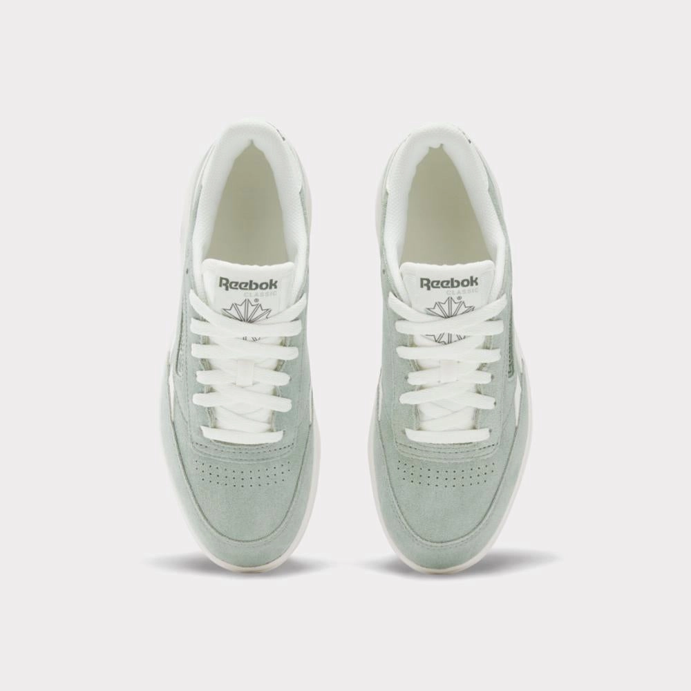 Puma Sneakers Shoes Reebok Footwear Women Club C Double Revenge Shoes HYBRID GREEN/CHALK/CHALK